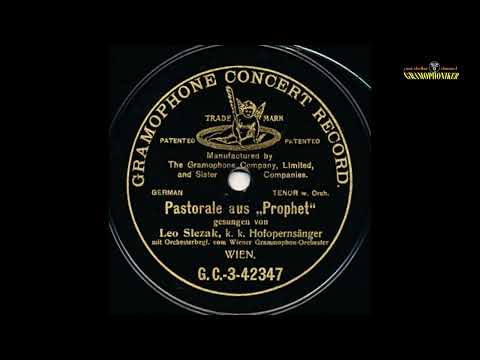 Pastorale aus Prophet - Leo Slezak - Gramophone Concert Record