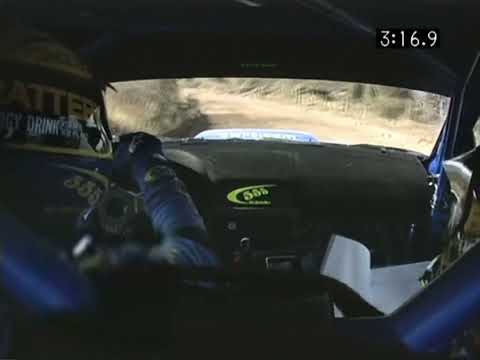 Tommi Makinen Onboard Footage - Subaru Impreza - WRC Rally Argentina 2003 SS7 POV Camera