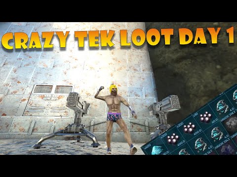 How we Campfire Raided a Insane Rathole for Tek Loot Day 1 | Ark pvp
