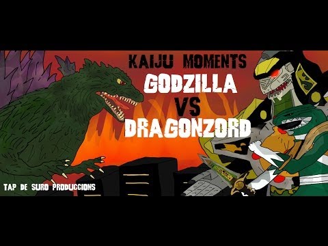 GODZILLA VS DRAGONZORD  KAIJU MOMENTS
