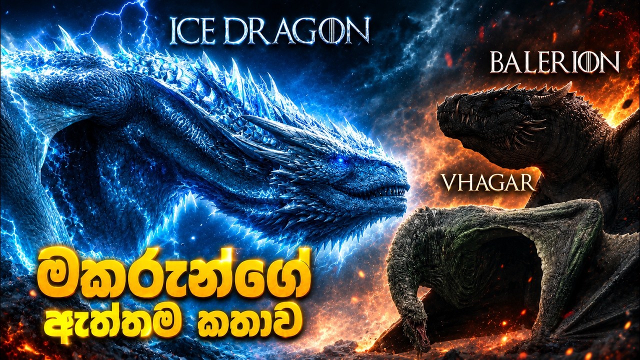 මකරුන්ගේ සම්භවය සහ රහස්‍ය ඉතිහාසය! | Every Dragon in ASOIAF Sinhala Explained