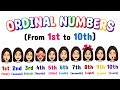 Ordinal Numbers | Ordinal Numbers 1st to 10th | Mathematics | Kindergarten | Teacher Beth Class TV