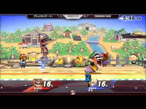 Smash 4 Versus Weekly 11/5/15 - Winners R3 - BlackGuyGamer (Wario) vs Tremendo Dude (Shulk)