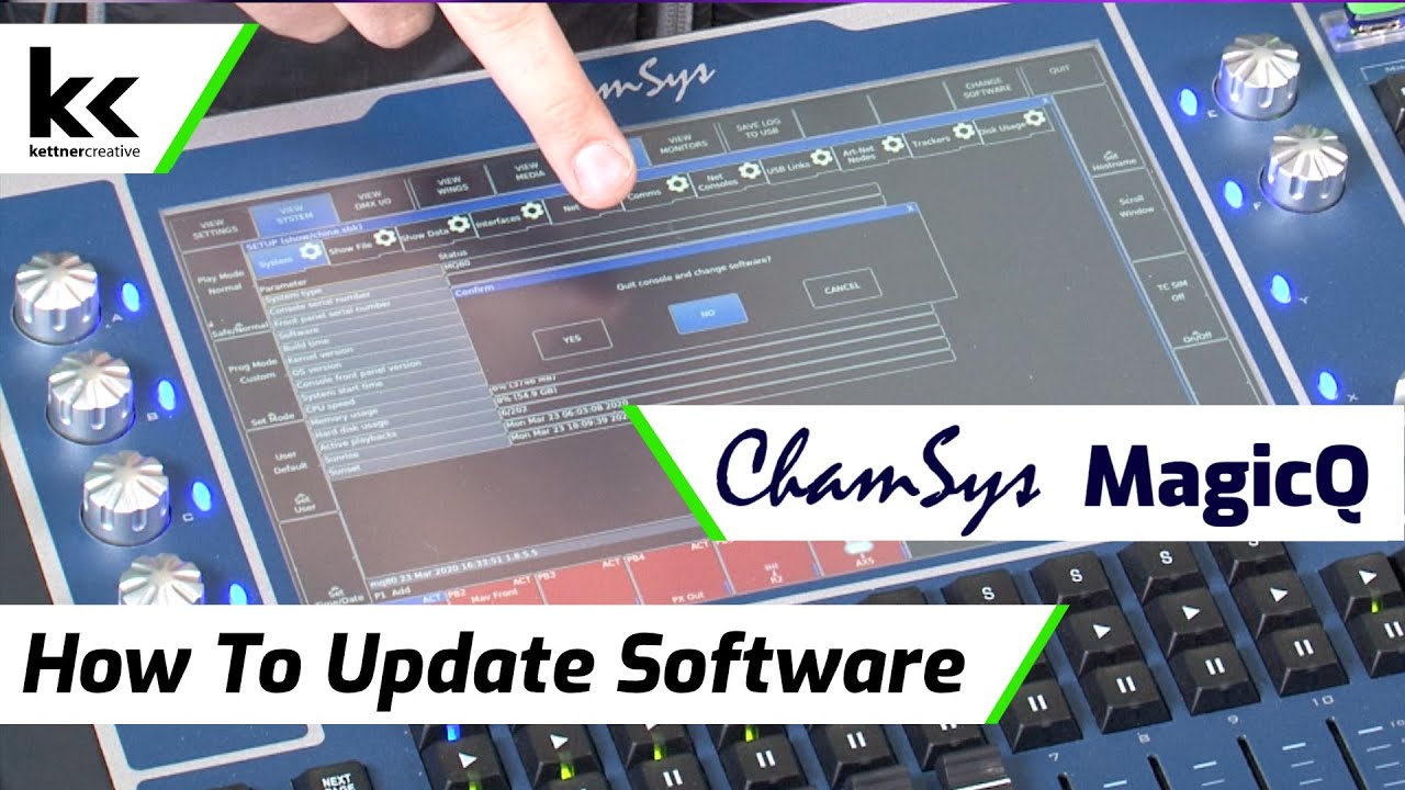 How To Update Software | Chamsys MagicQ Tutorial
