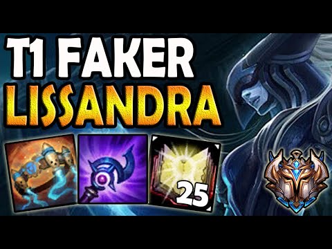 Faker LISSANDRA vs LEBLANC MID - Lol Ranked Korea ✔️