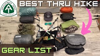 Full Appalachian Trail Thru Hike Gear List What To Take On A Thru Hike
