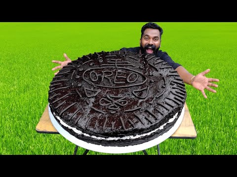 Oreo Chocolate Cake | Giant Oreo Cake Recipe | ഒറിയോ ബിസ്‌ക്കറ് കൊണ്ട് കേക്ക് | M4 Tech |