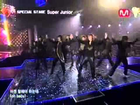 Super Junior - Tic! Toc! on M.Net M! Countdown (2006-12-21).wmv