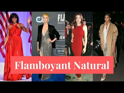 Kibbe Flamboyant Natural Image Identity | Style Profile | Sample Wardrobe | My Authentic Style