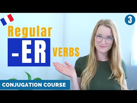 How to conjugate regular -er verbs in the Present Tense  // French Conjugation Course // Lesson 3