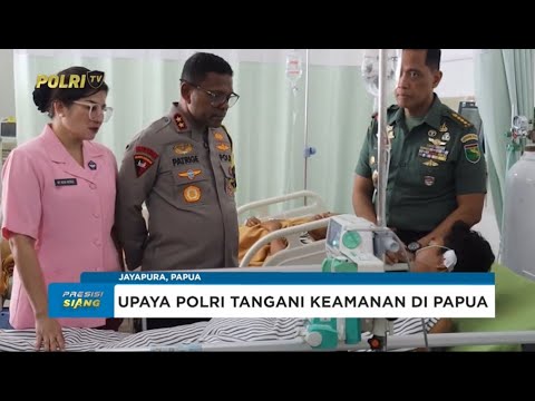 KAPOLDA PAPUA JENGUK KORBAN PENYERANGAN DAN PEMBAKARAN YANG TERJADI DI KABUPATEN YAHUKIMO