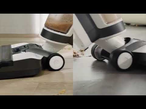 Cordless Wet Dry Vacuum Cleaner, Floor Washer, One Step Cleaning for H