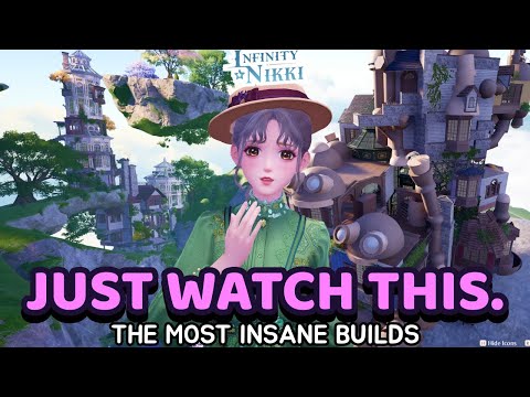Howl's Moving Castle & Huge Ghibli Mansion 💜 Infinity Nikki House & Island Tours 🔮 You can't miss it