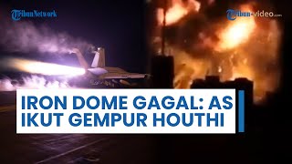 Israel Gagal Cegat Rudal Balistik dari Houthi, Pasukan AS Balas Serang Situs Militer di Sana'a Yaman