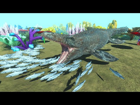 NEW UNIT Mosasaurus vs ALL UNITS - Animal Revolt Battle Simulator