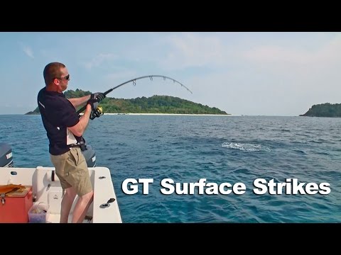 GT Popping Surface Strikes Andamans 2012