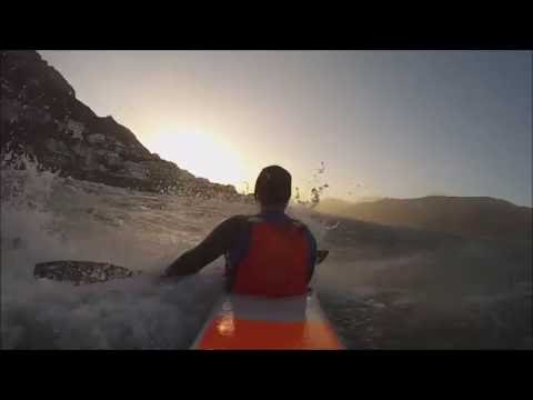 Riding a Massive Swell Downwind