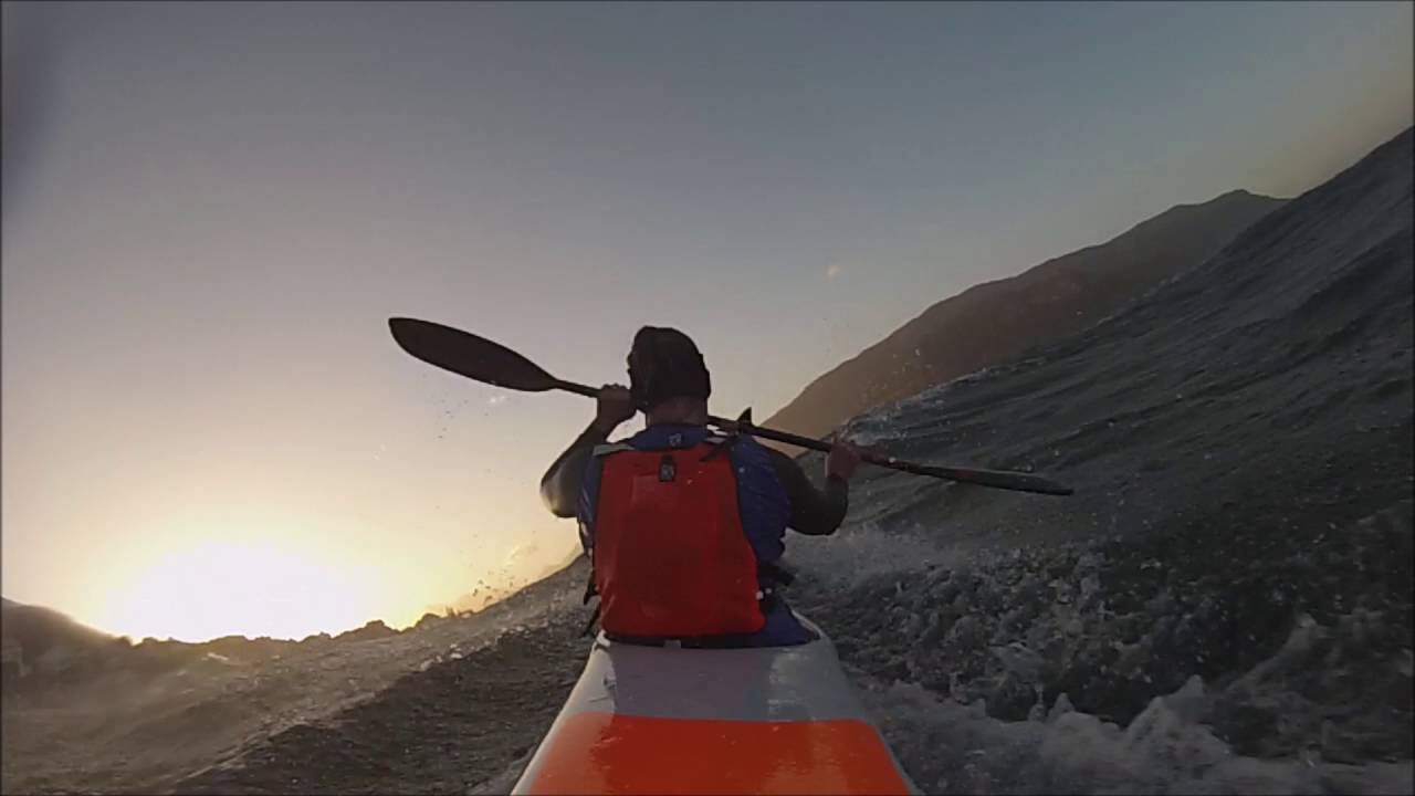 Riding a Massive Swell Downwind