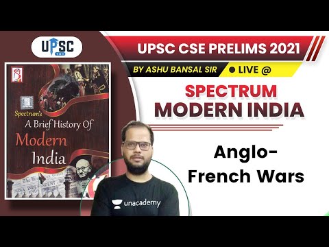 UPSC CSE Prelims 2021 | Modern of History by Ashu Sir | Anglo- French Wars