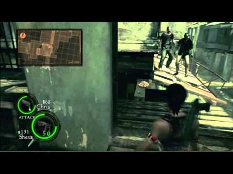 RESIDENT EVIL 5 - Sheva Professional Walkthrough w/ Commentary - PART 4 - Chapter 1-2 (1/3)