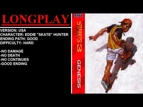 Streets of Rage 3 [USA] (Sega Genesis) - (Longplay - Eddie "Skate" Hunter | Hard | Good Ending Path)