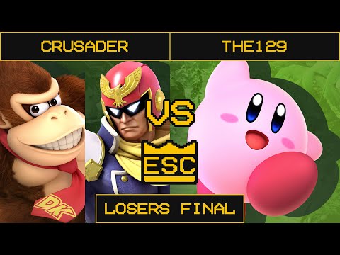 ESC 24 Smash Ultimate Losers Final - Crusader (Captain Falcon, Donkey Kong) Vs. The129 (Kirby)