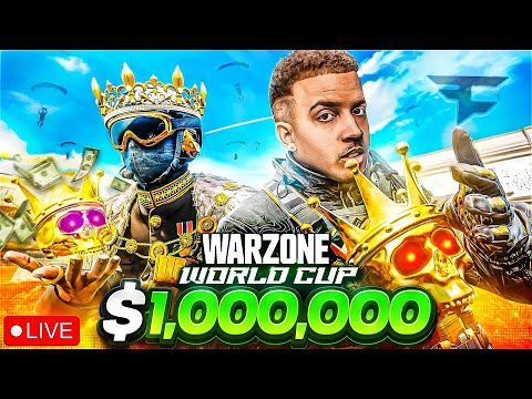 NEW WARZONE WORLD CUP TRYOUTS! 🏆 ($1,000,000 FAZE TEAM)