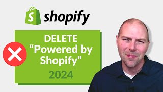 How To Remove "Powered By Shopify" From Footer - 2024