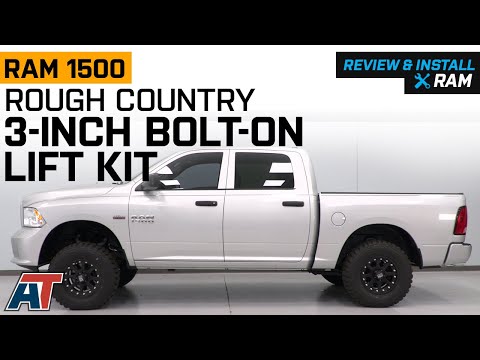 2012-2018 RAM 1500 Rough Country 3-Inch Bolt-On Suspension with Lifted N3 Struts Review & Install
