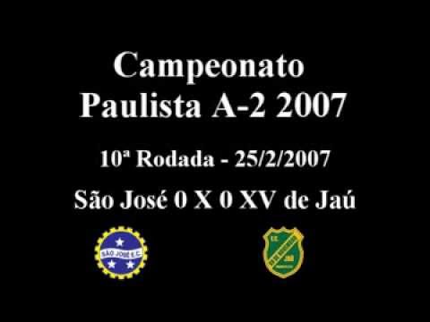 A2 - 2007 10ª Rodada - XV de Jaú 0 X 0 São José