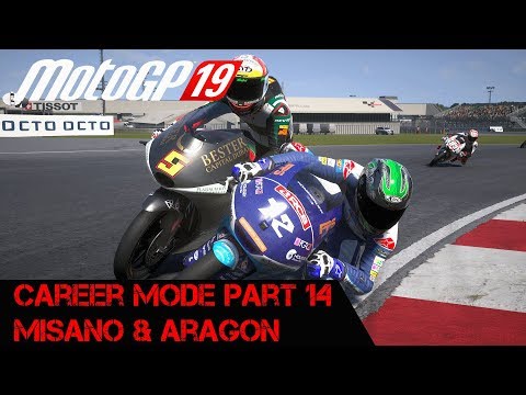 Motogp 19 Career Mode Part 14 - A Return To Form? (Moto3 Misano And Aragon)