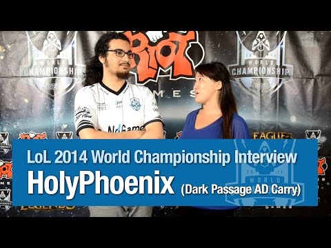 LoL 2014 World Championship Interview - HolyPhoenix (Dark Passage AD Carry)