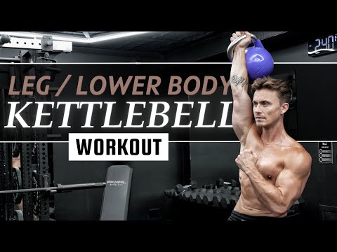 Build Strong Legs at Home  | 20-Min Kettlebell Leg Workout