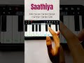 Saathiya ️ Saathiya Perfectpiano Hindisong Viral Shorts