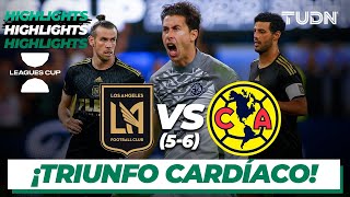 Resumen y goles | LAFC 0(5)-(6)0 América | Leagues Cup 2022 | TUDN