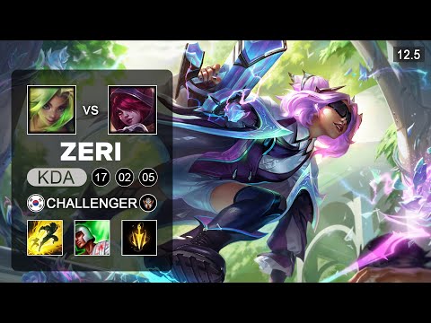 Zeri ADC vs Xayah - KR Challenger - Season 12 Patch 12.5