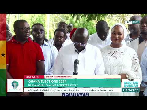 Bawumia Concedes Defeat, Congratulates Mahama | FULL Address #GhanaPolls2024