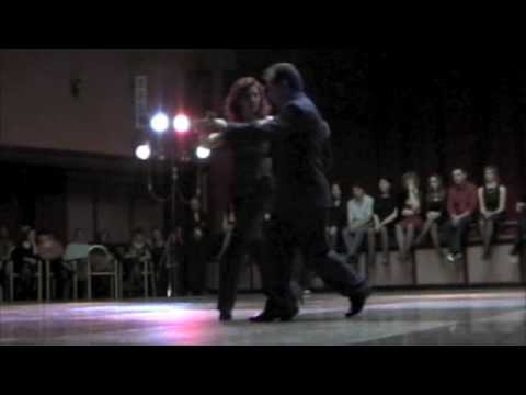  Giselle Anne  and  Gustavo Naveira  are  dancing  to  the  tango  "  La Cumparsita  "