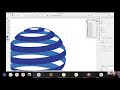 Illustrator  Spiral Sphere