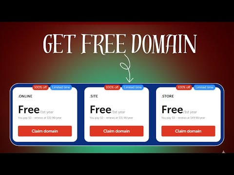 How To Get A Free Domain Name Today