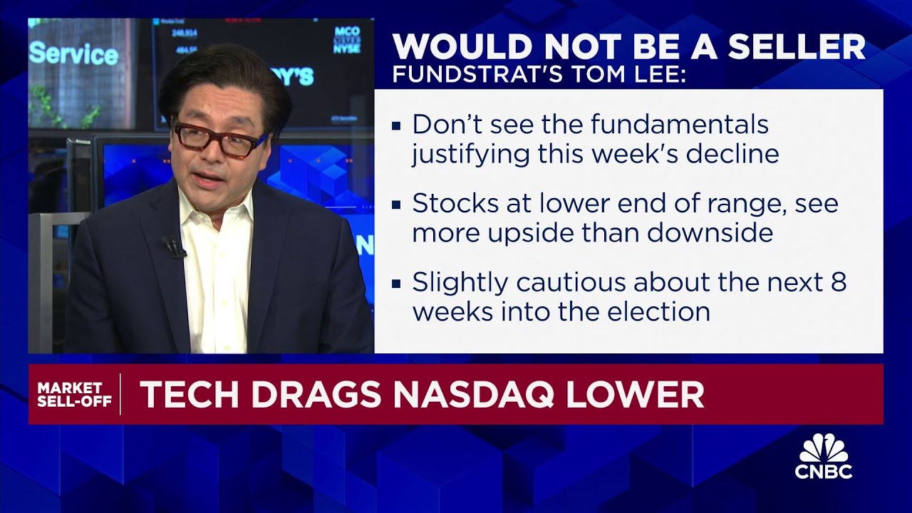 We're at a point where the Fed could engineer a soft landing, says Fundstrat's Tom Lee