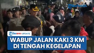 Detik-detik saat Wabup Bondowoso hingga Kapolres Jalan Kaki 3 Km untuk Bebaskan Kapolsek