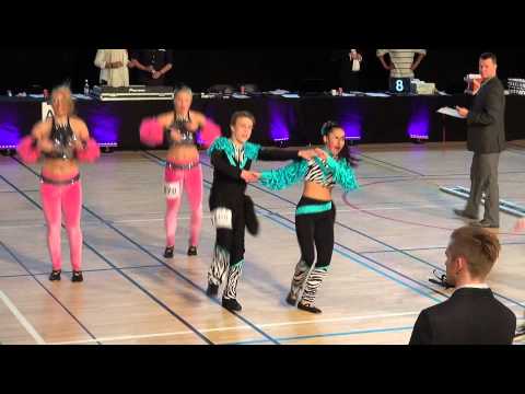 Christoffer Ljungdahl & Yun Bergsten 2:a plats.