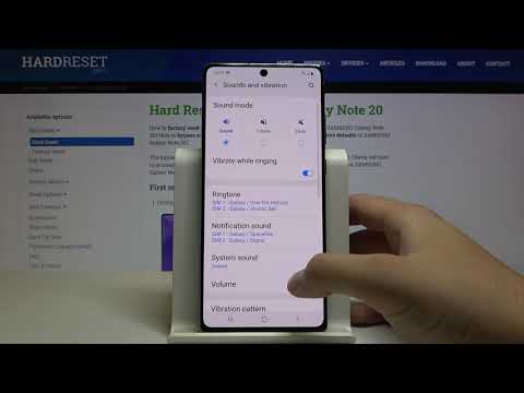 How to Change Vibration Settings in SAMSUNG Galaxy Note 20 – Adjust Vibration Settings