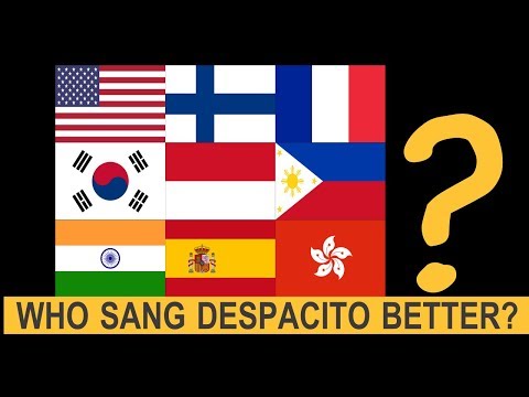 Who Sang Despacito Better? North Americans vs Asians vs European