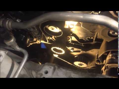 Part of a video titled Chevrolet Aveo Timing Belt - YouTube