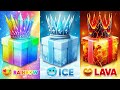 Choose Your Gift Rainbow Ice Or Lava How Lucky Are You Quiz Shiba