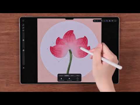 4.Huawei GoPaint App-Use the Selection and Transform Tools (Huawei Matepad 11.5 S Papermatte)