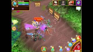 Arcane Legends: Flame Forged Staff in Action!
