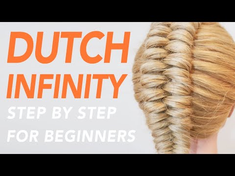How To Dutch Infinity braid Step By Step For Beginners - Hand Placement - Follow Along Tutorial